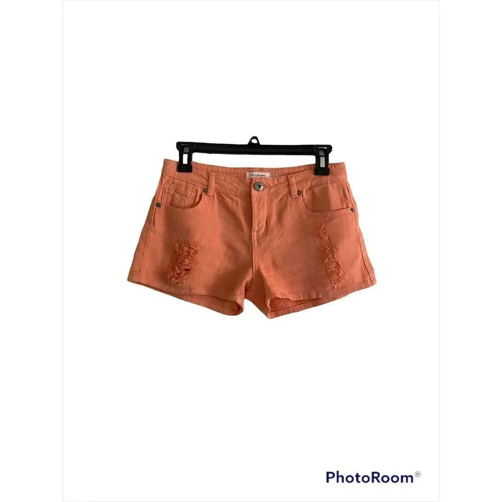 BLU Pepper Denim Shorts - Picture 1 of 5